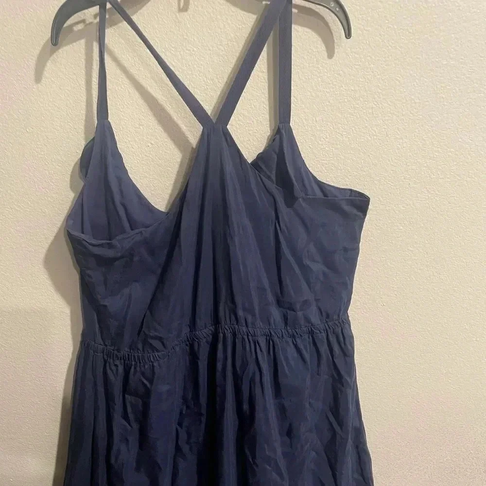 Naked zebra ruffles silk blend dress size‎ Small